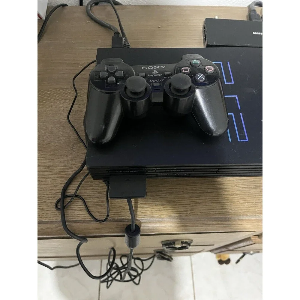 Sony Playstation 2 PS2 Fat Console SCPH-30001 w/ Power Cable And Control TESTED